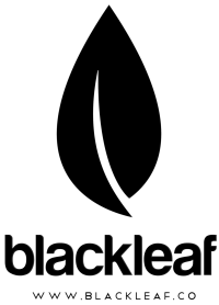 logo, blackleaf